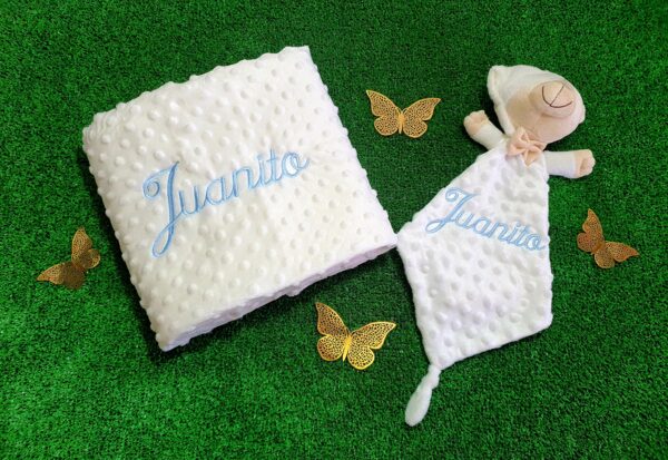 ⭐ Conjunto de Manta y doudou personalizados