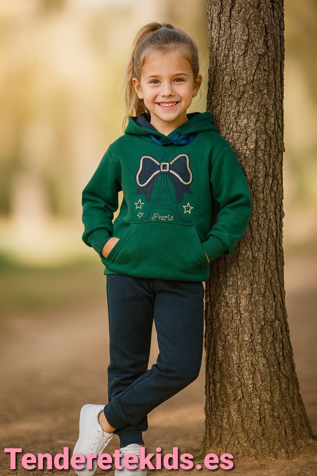 Chandal Paris verde lazo