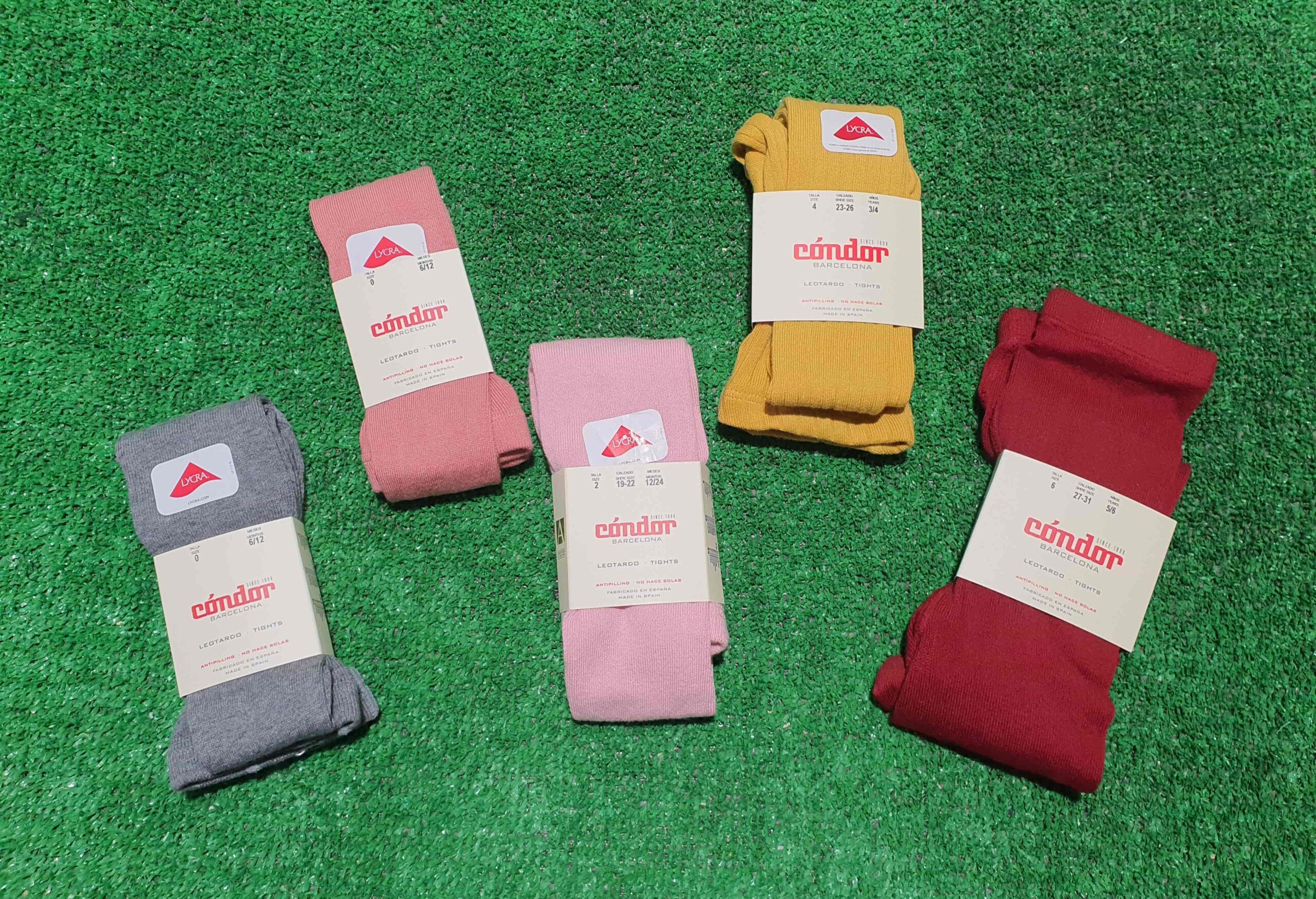 Liquidación tallas y colores sueltos leotardos Cóndor