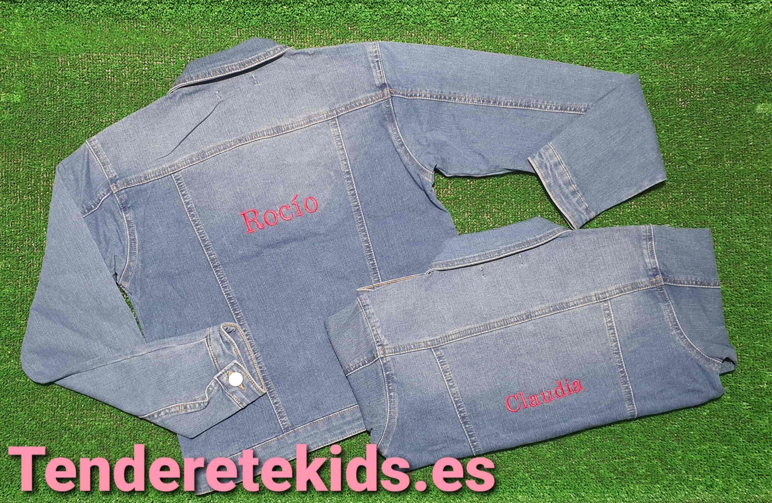 Chaqueta vaquera personalizada con nombre