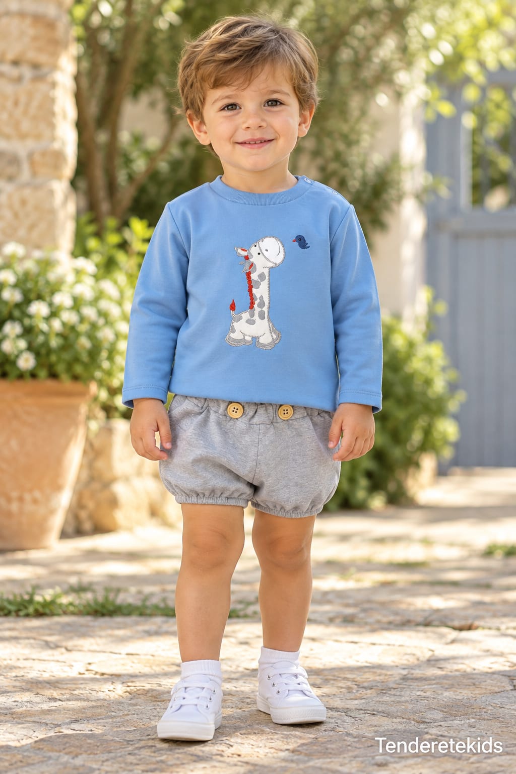 Conjunto celeste jirafa