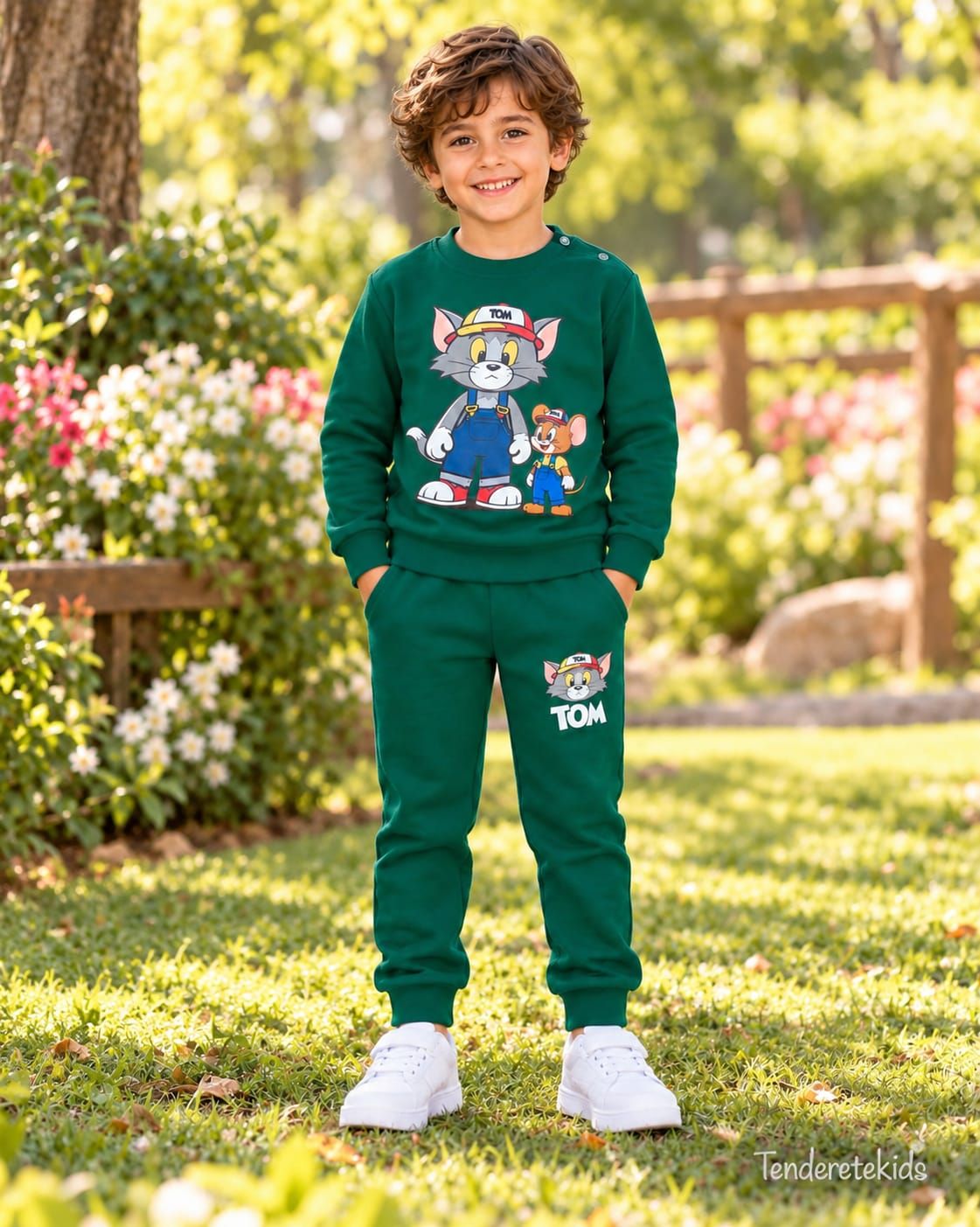 Chándal verde Tom y Jerry