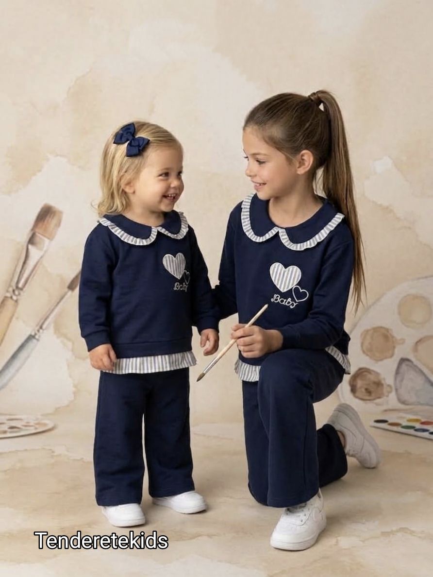 Conjunto marino Baby cuello bebé