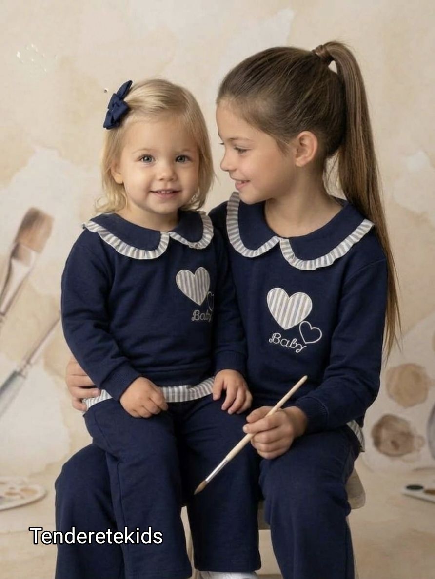 Conjunto marino Baby cuello bebé