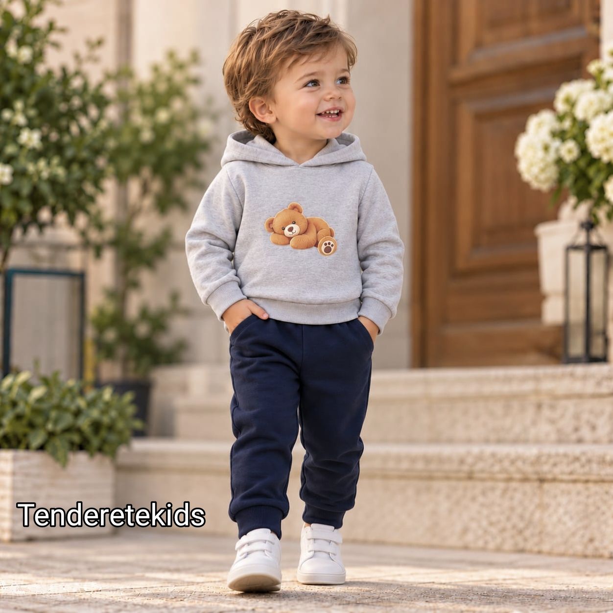 Chandal gris osito dormilón